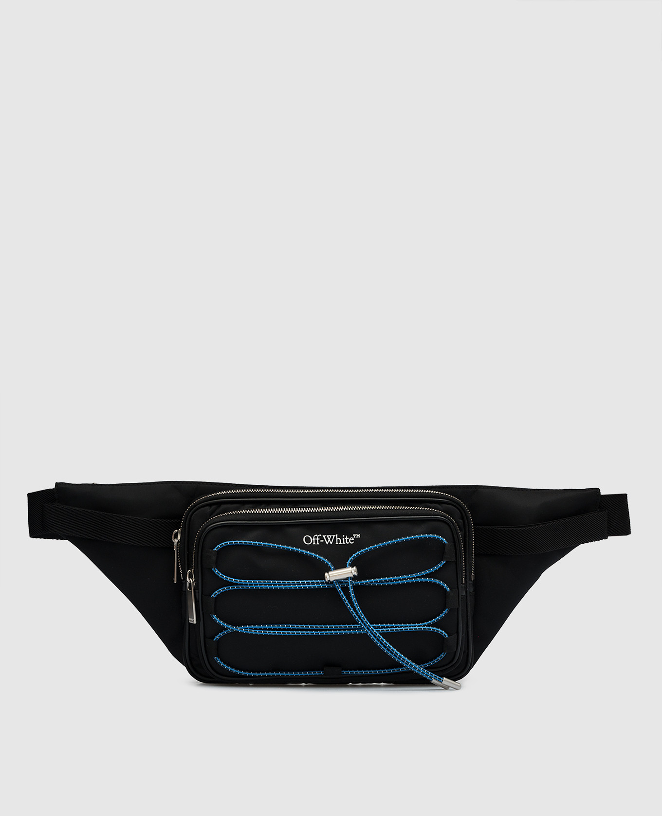

Черная поясная сумка с логотипом, Черный, Поясные сумки