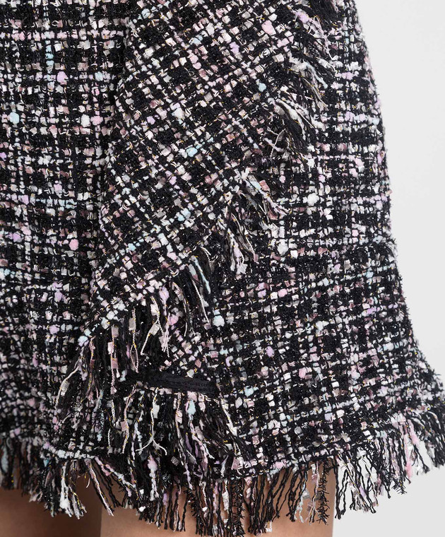 Max & Co LIMONITE black tweed skirt with lurex LIMONITE изображение 5