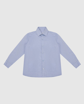 Stefano Ricci Детская голубая рубашка YC002317LJ1613