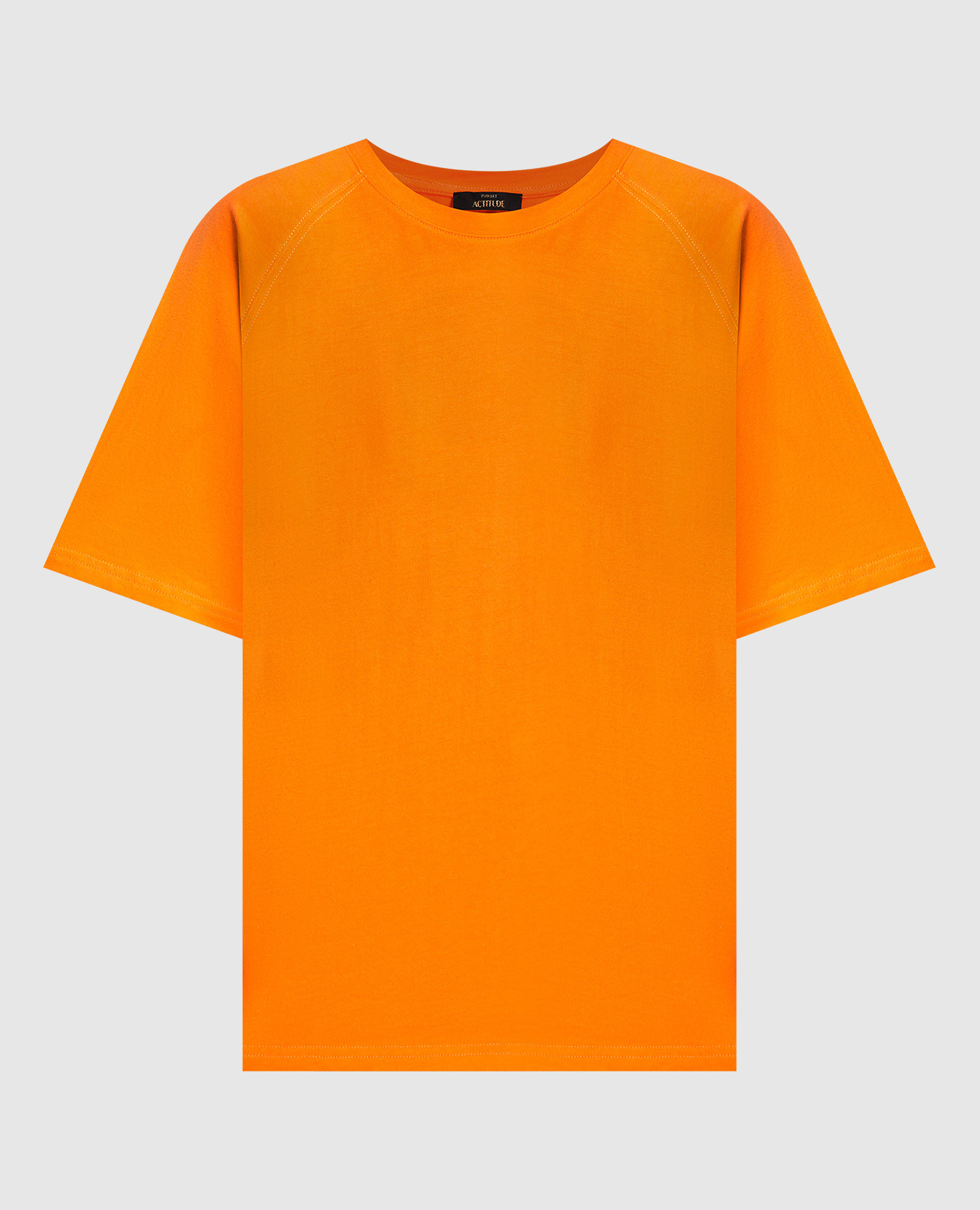 Orange t-shirt with crystals