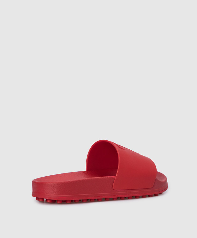 Tods Червоні шльопанці з тисненням логотипу XXM13K0FJ60SWM зображення 3