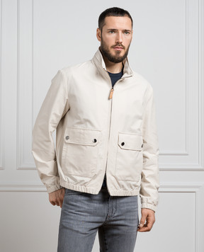 Canali Бежевая ветровка SG02941O40890
