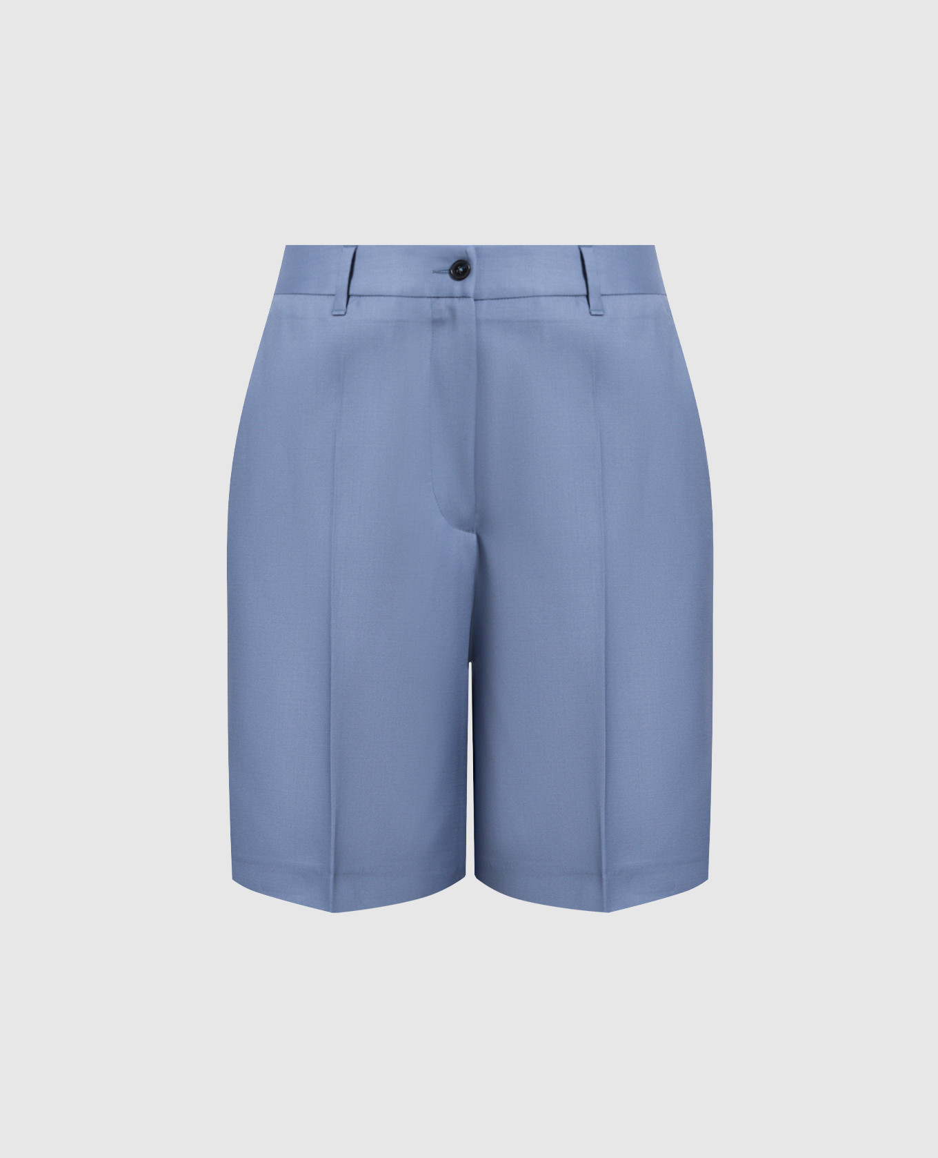 

Светло-синие шорты из шерсти, Синий, Шорты