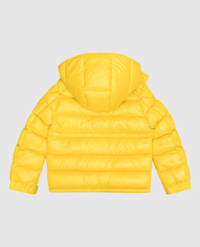 Moncler ENFANT Дитячий жовтий пуховик Dalles 1A0008368950810