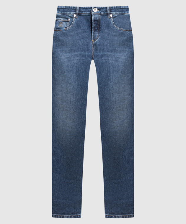Brunello Cucinelli Blue jeans with a distressed effect M283PD2210