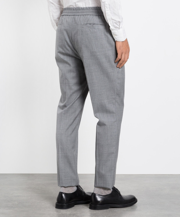 Brunello Cucinelli Сірі штани з вовни M032PE1740 зображення 4