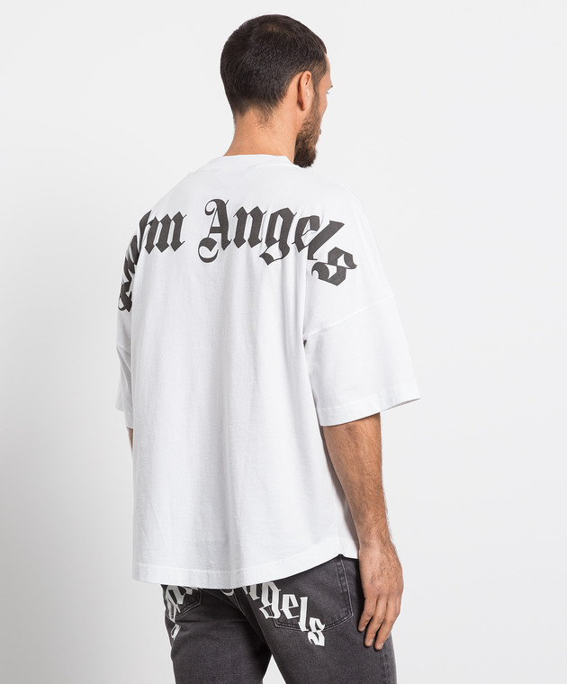 Palm Angels - Black t-shirt with logo print PMAA002C99JER006 buy