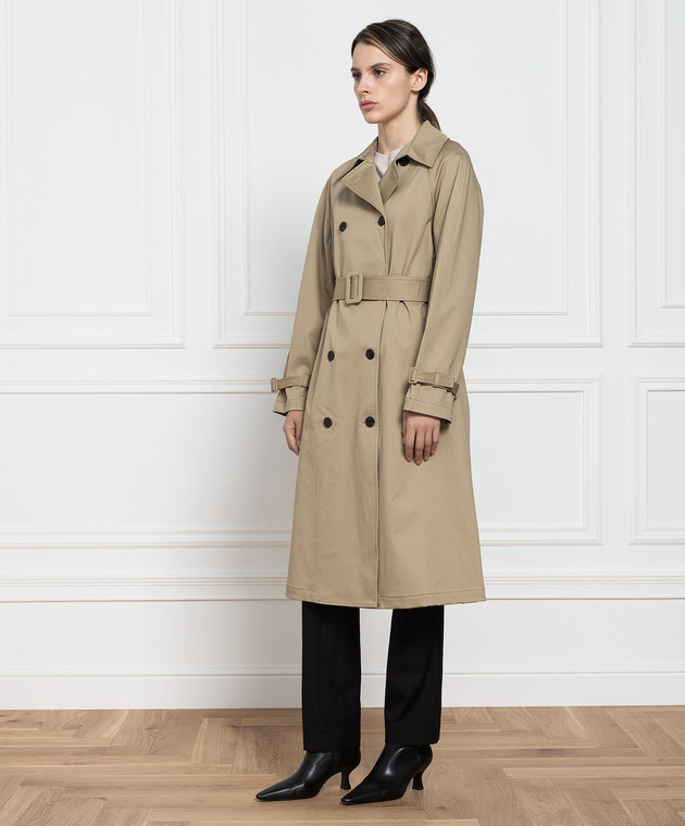 Dark beige trench on sale coat