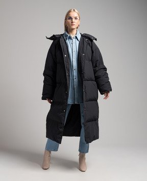 Nanushka Черный пуховик Riva NU23FWOW01699