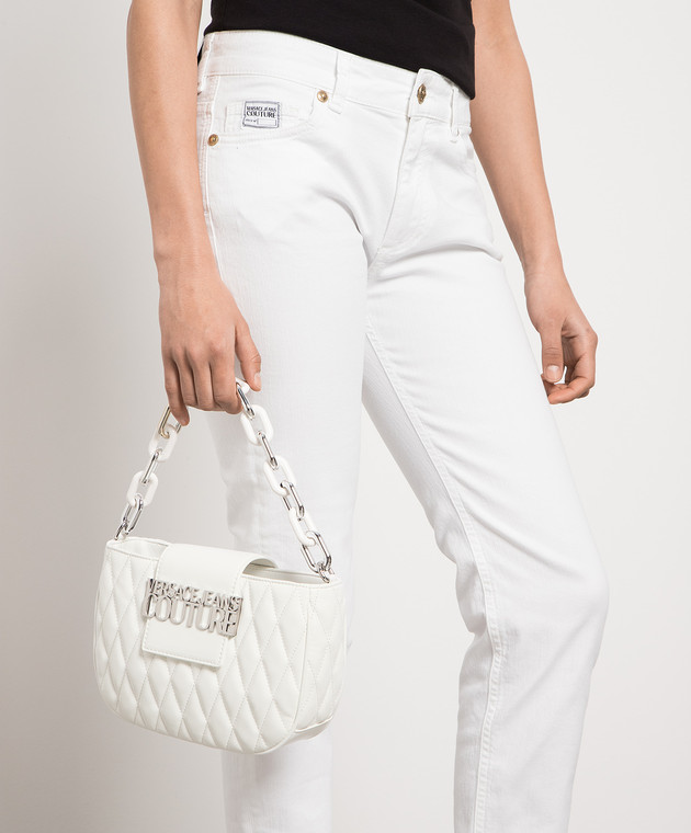 Versace Jeans Couture Біла сумка крос-боді з логотипом 74VA4BB5ZS409 зображення 2