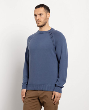 Loro Piana Синий джемпер из кашемира FAM7602