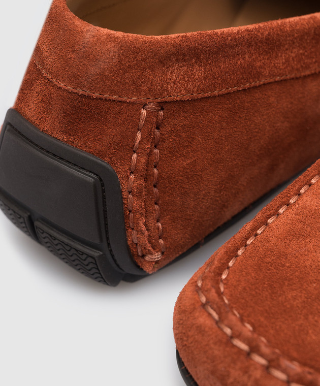 Canali Brown suede slippers RB00770161211 image 5