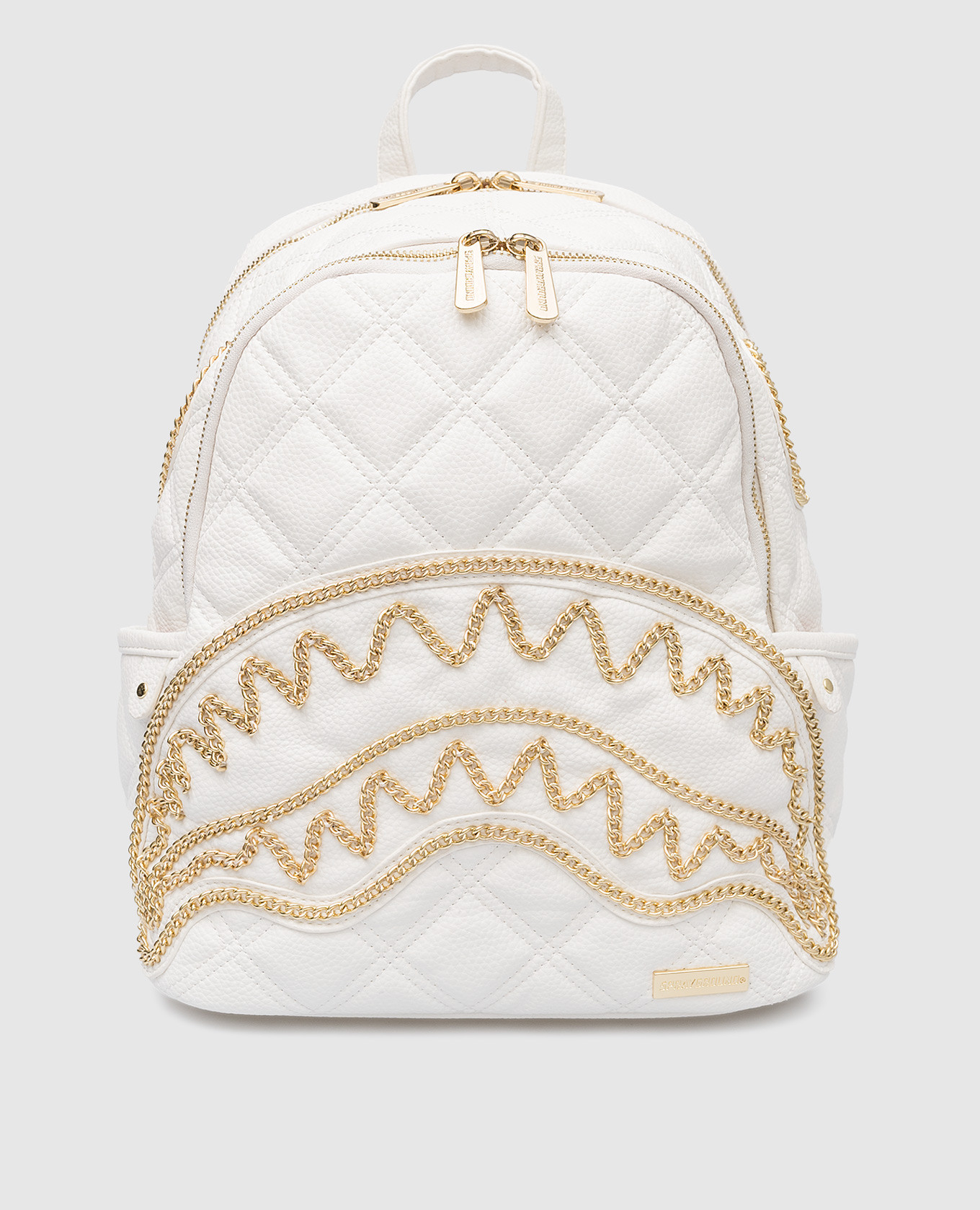 

Детский белый рюкзак с цепочкой WHITEGOLDS, Рюкзаки