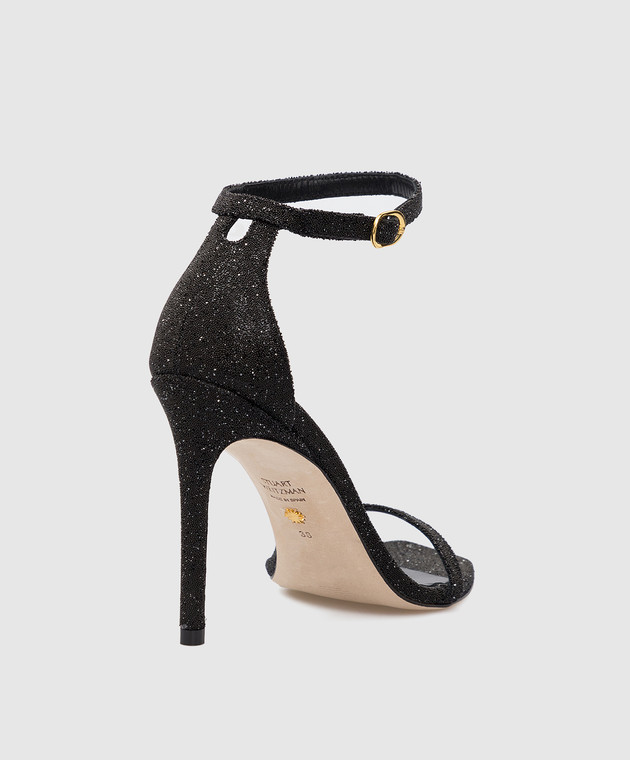 Stuart Weitzman Босоножки Nudistcurve 100 с кристаллами S6958 изображение 4
