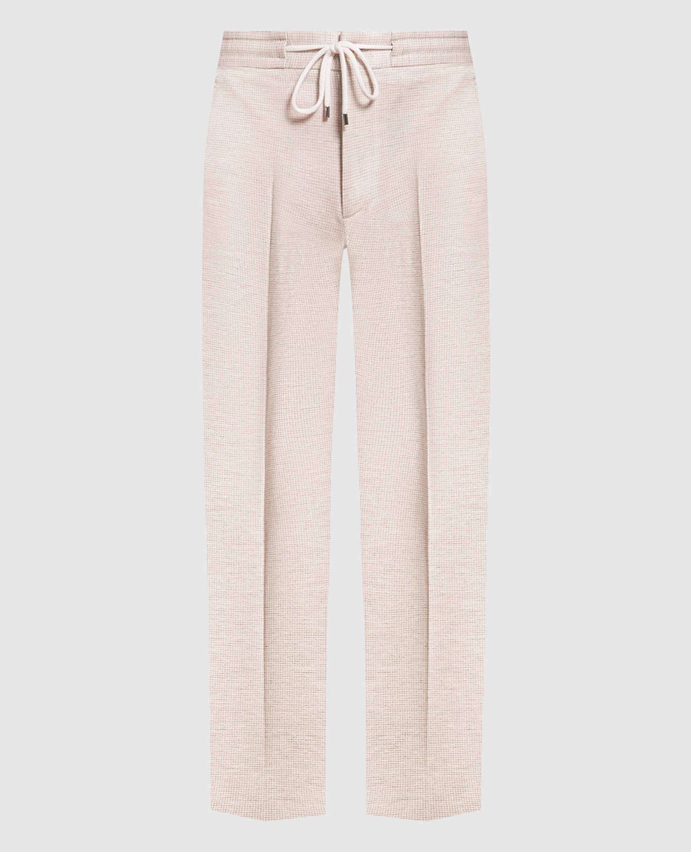 

Бежевые брюки, Бежевый, Зауженные брюки