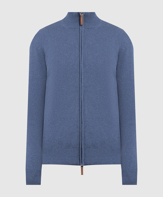 D'Uomo Milano Blue woolen cardigan 50706