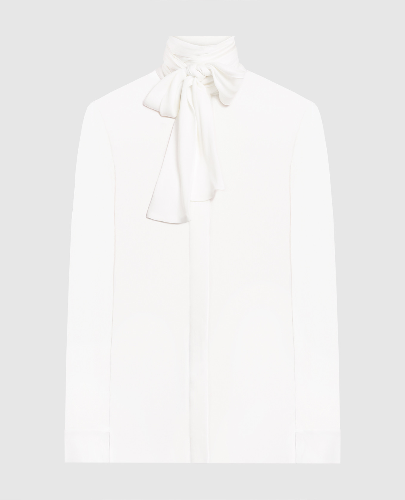 TASH white silk blouse