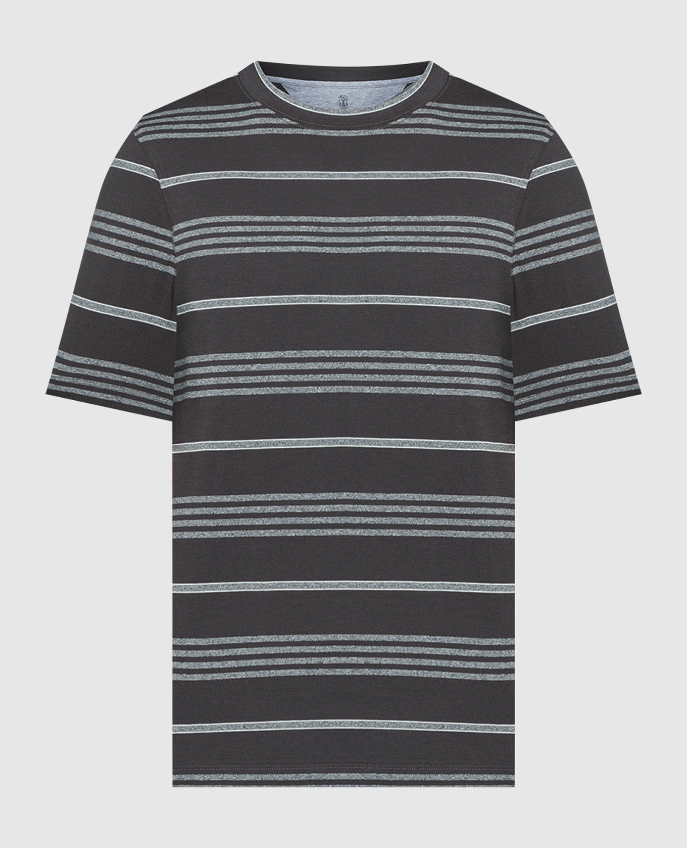 Gray striped T-shirt