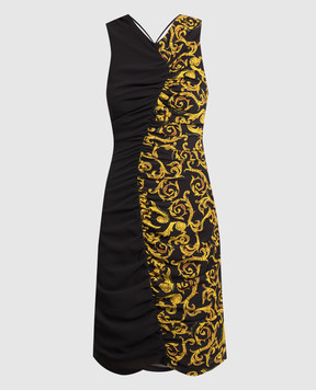 Versace Jeans Couture Черное платье с принтом Sketch Couture 74HAO900NS217