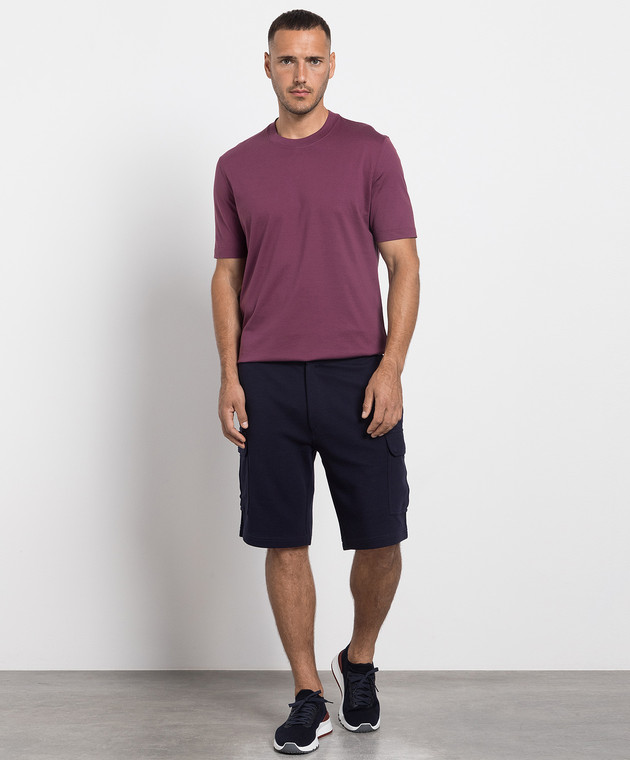 Brunello Cucinelli Бордовая футболка M0T711308 изображение 2