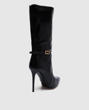 Giuseppe Zanotti Черные лакированные ботильоны I380008