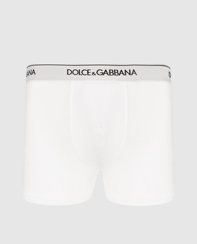 Dolce&Gabbana Набір білих трусів-бріфів з логотипом M9C07JONN95