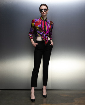 Versace Jeans Couture Блуза у візерунок Chain Couture 75HAL2P2NS346