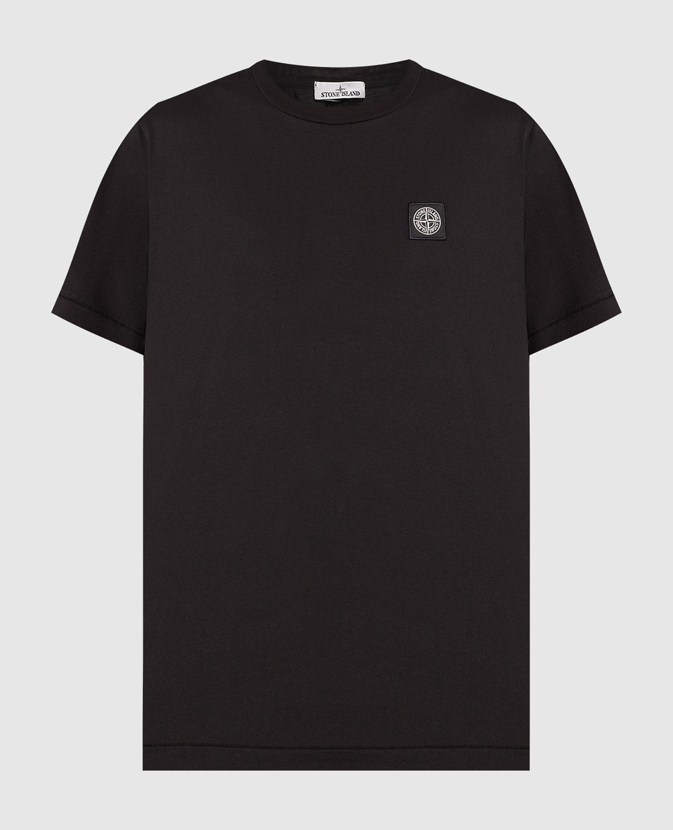 

Черная футболка с нашивкой логотипа, Черный, Футболки