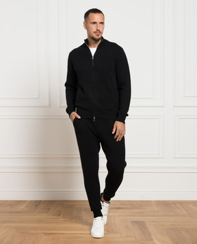 Cashmere&Whiskey Черные спортивные штаны из кашемира MU8641307341PF