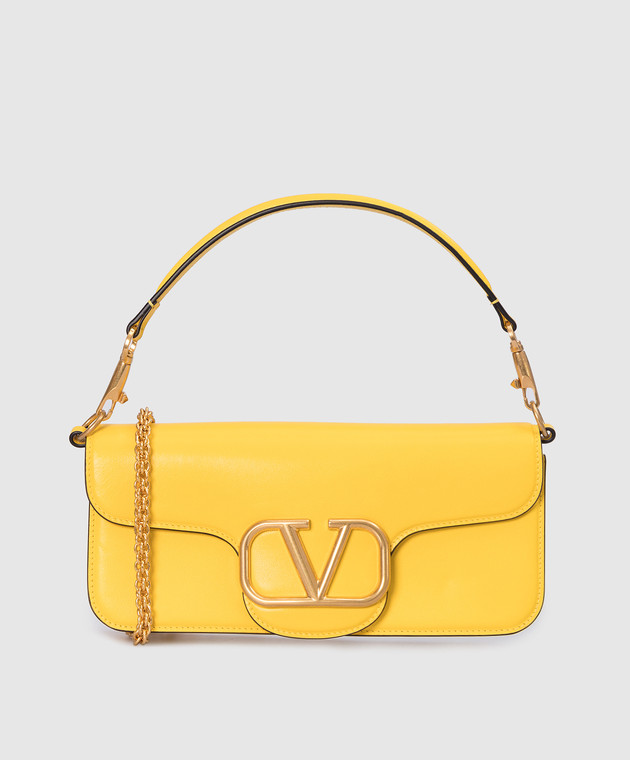 Valentino Жовта сумка з емблемою VLogo Signature XW2B0K30ZXL