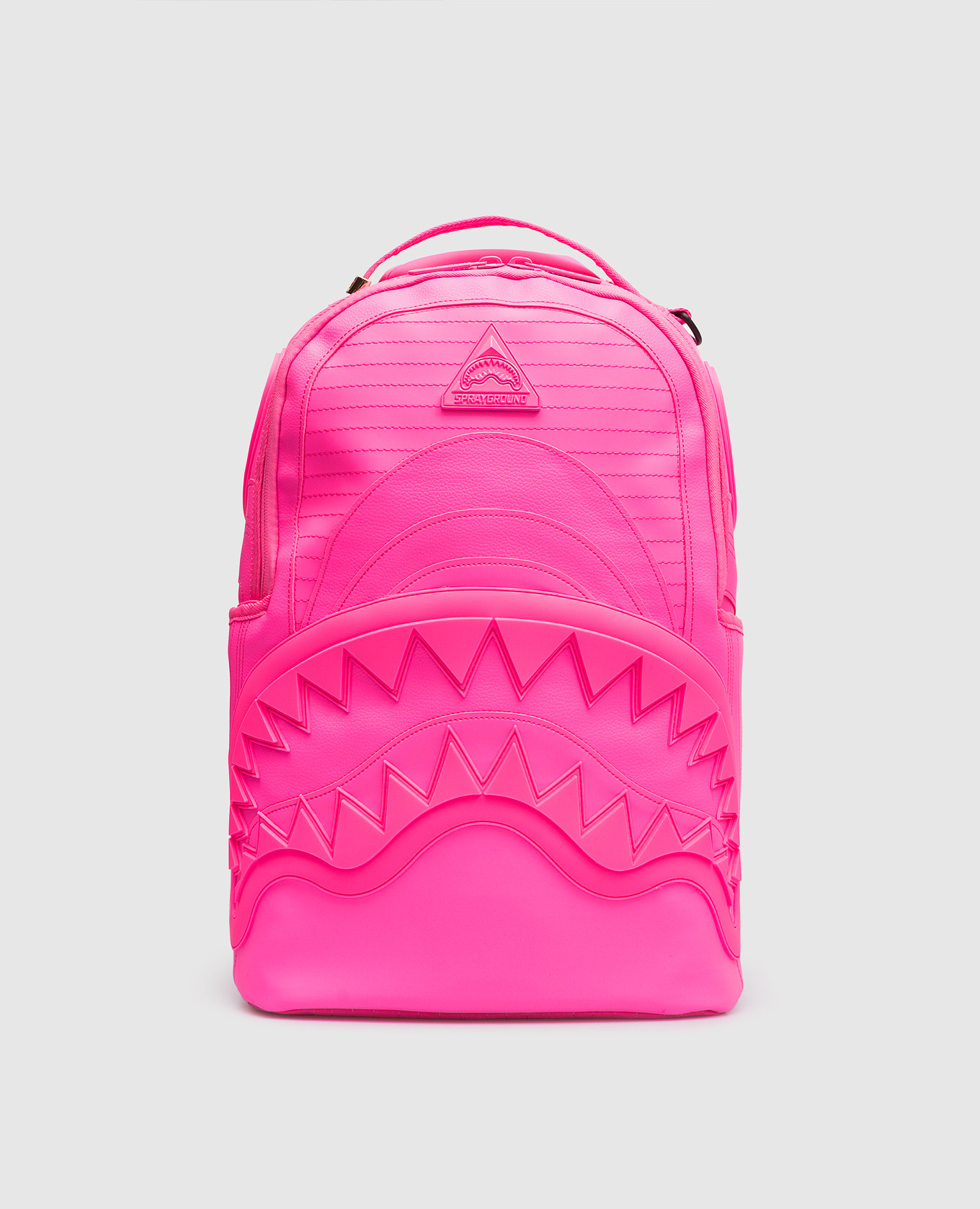 Детский розовый рюкзак Sakura shock wave с фактурной аппликацией