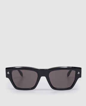 Alexander McQueen Чорні сонцезахисні окуляри Spike Studs 736860J0749
