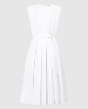 Peserico Белое платье миди S02759A01979
