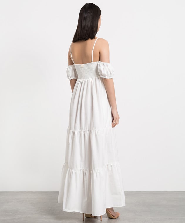 Twinset White dress with frills 231LB2ABB изображение 4