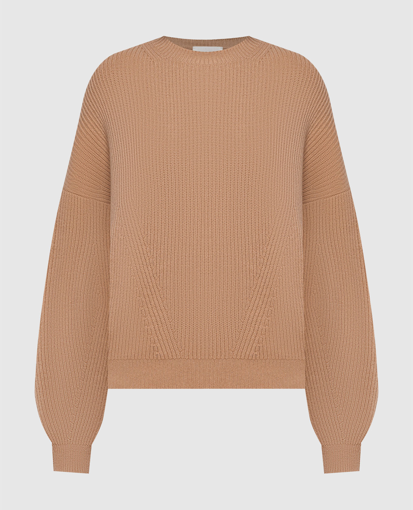 Коричневый свитер из кашемира