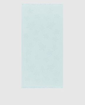Vilebrequin Голубое полотенце Santah в узор STHU1201w