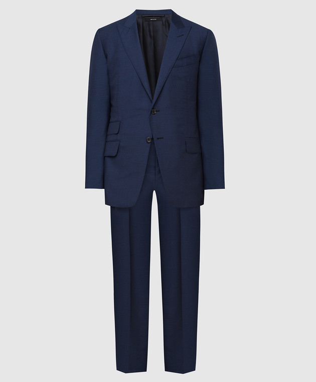 Tom Ford - Темно-синий костюм из шерсти 922R8321YL4C купить в Symbol