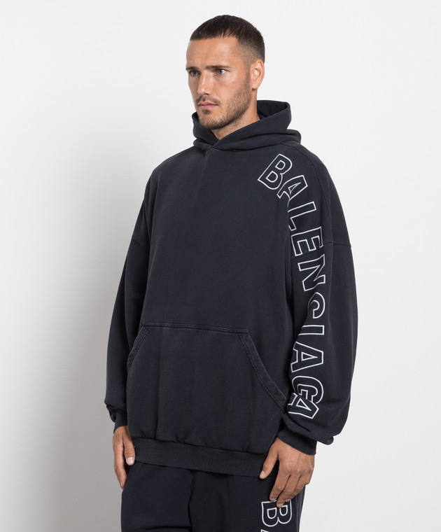 Balenciaga hotsell felpa nera