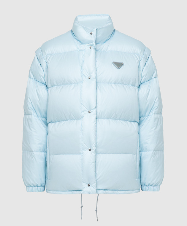 Prada - Голубой пуховик 29K8051IE0 купить в Symbol