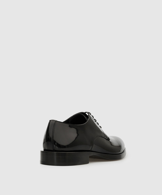 Dolce&Gabbana Black leather glossy derbies A10793A1037 image 3