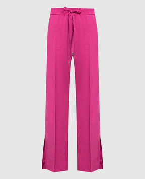Max & Co Розовые брюки с разрезами GRISSINO