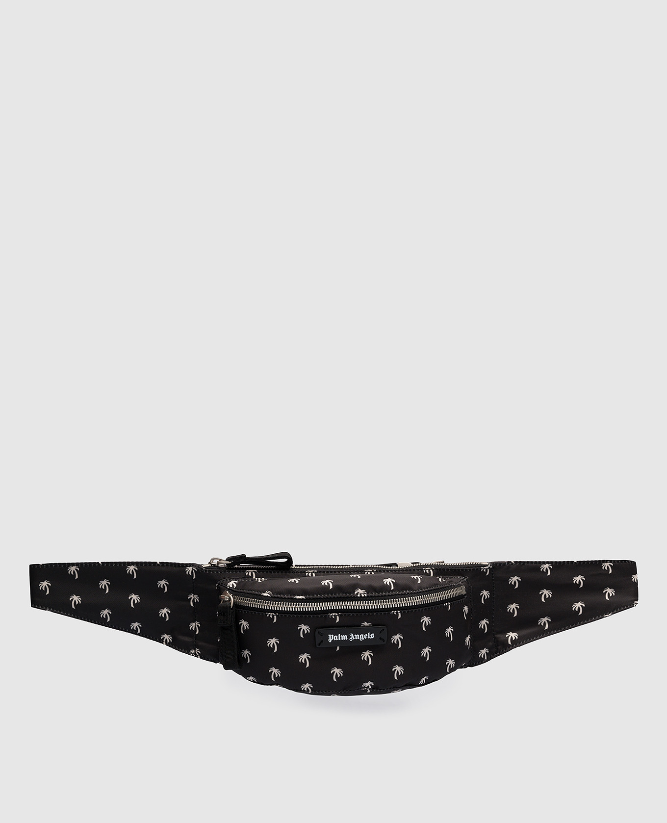 

Черная поясная сумка Mini Palms в принт, Черный, Поясные сумки