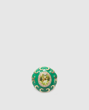 EClaire Серебряное кольцо с бриллиантами. AV35