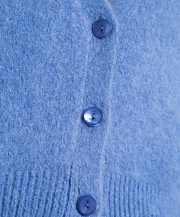 Max Mara Голубой кардиган Albenga ALBENGA изображение 5