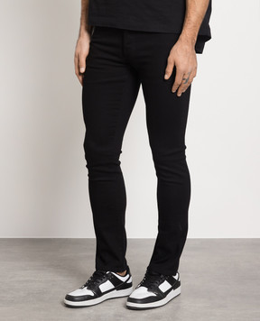 Marcelo Burlon Чорні джинси-слім TEMPERA CROSS STONE з логотипом CMYA029C99DEN002