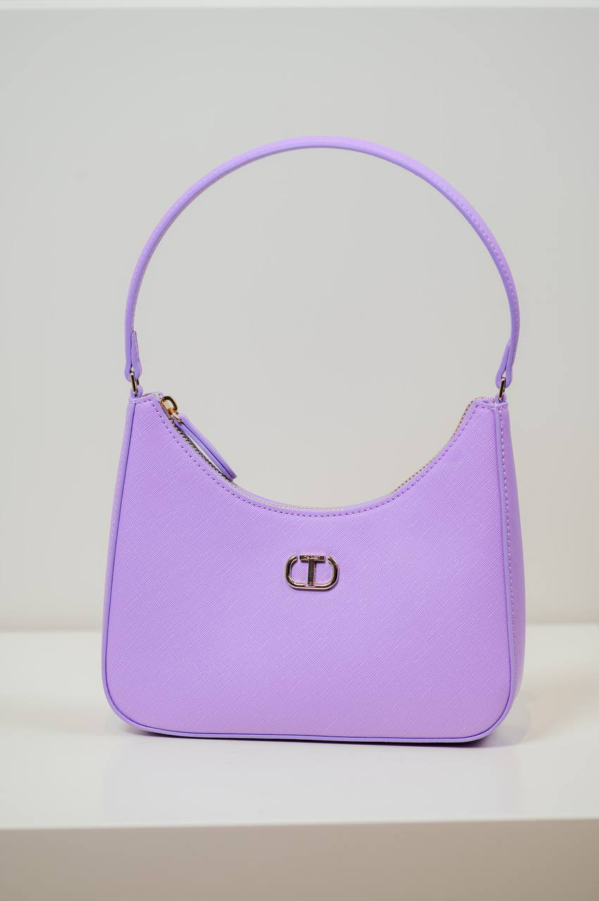 Twinset Фиолетовая сумка с логотипом 241TH7032 изображение 6