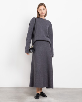 Jil Sander Сірий светр з кашеміру J02GP0043J14506