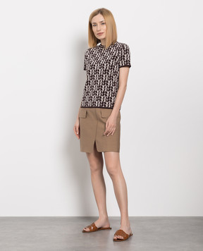 Max Mara Коричневая юбка Kassel KASSEL