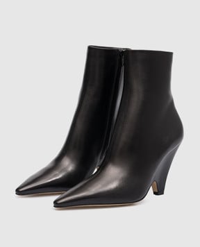 Bottega Veneta Черные кожаные ботильоны 708303V1TR0