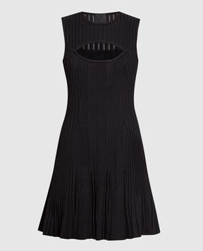 Givenchy Чорна сукня з візерунком 4G BW21JJ4ZG3